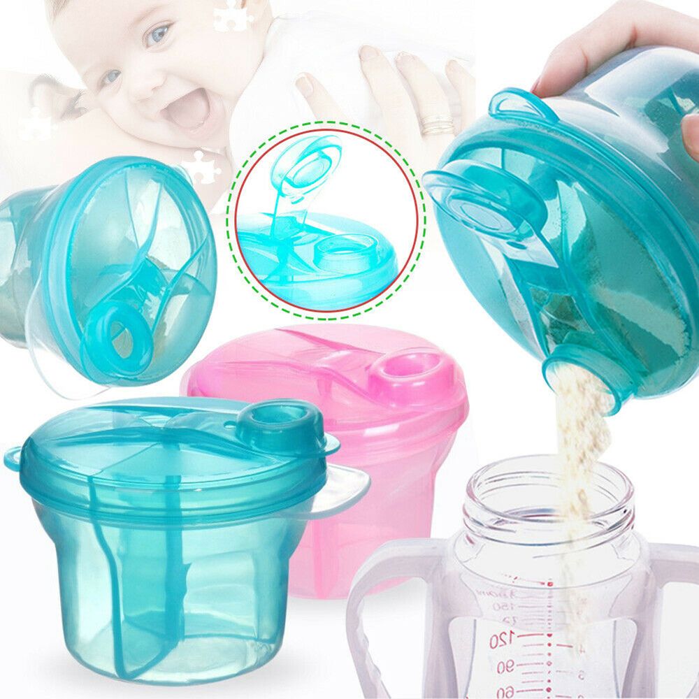 Baby Food Universe - Dispenser susu bubuk bayi, 3 dosis
