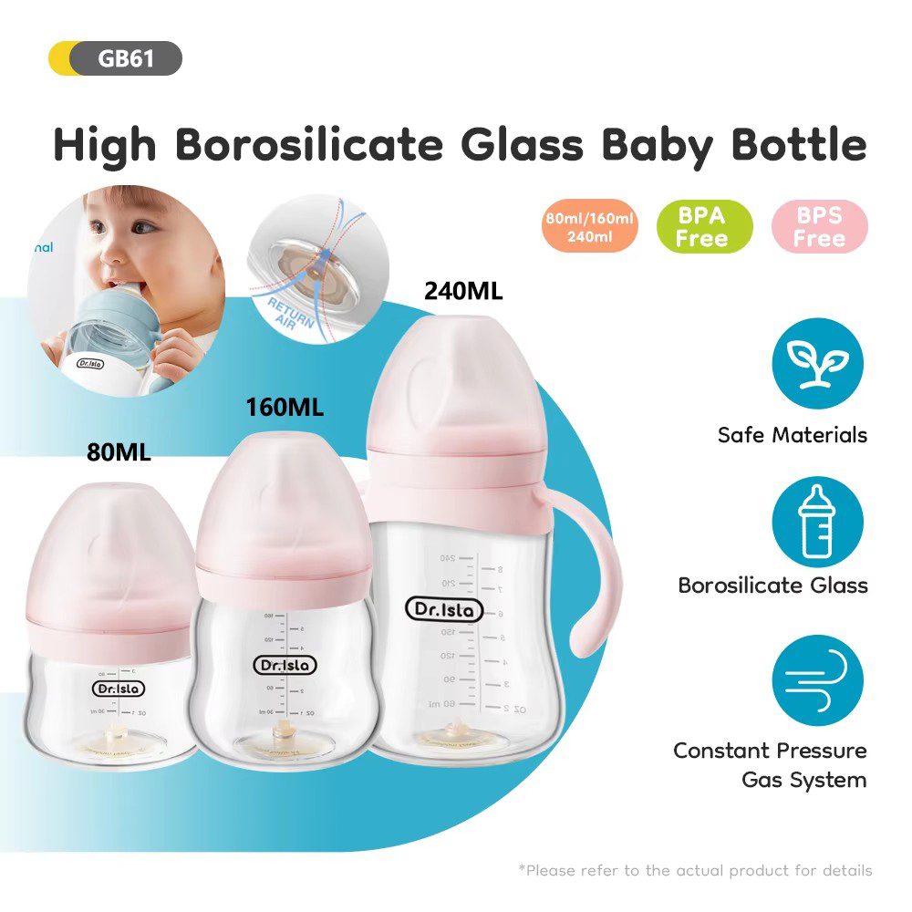 Baby Food Glass - Botol Kaca Pemberian Makan Bayi Baru