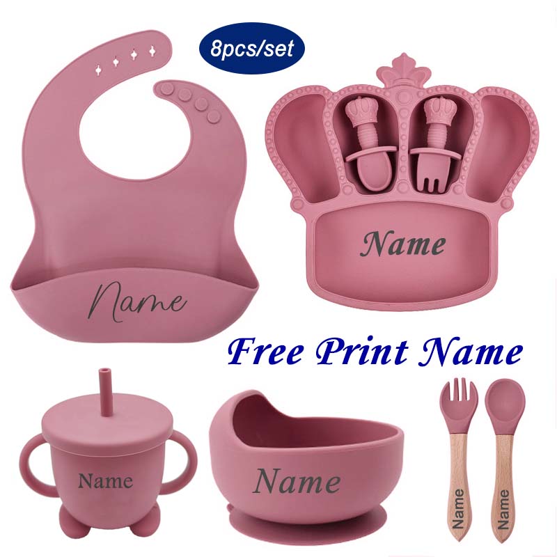 Baby Food Universe - Piring makan bayi nama personal, peralatan