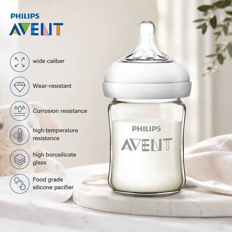 Baby Food Glass - Avent Botol Bayi Baru Lahir SCF678