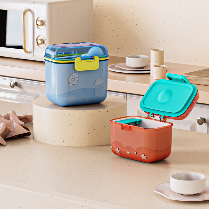 Baby Food Jar - Kotak Susu Bubuk Roket Kartun, Kotak