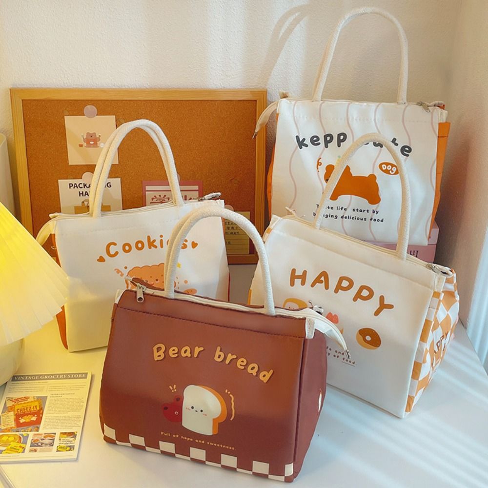 Baby Food Zip Lock Bag - Tas Makan Siang Termal Portabel Kawaii