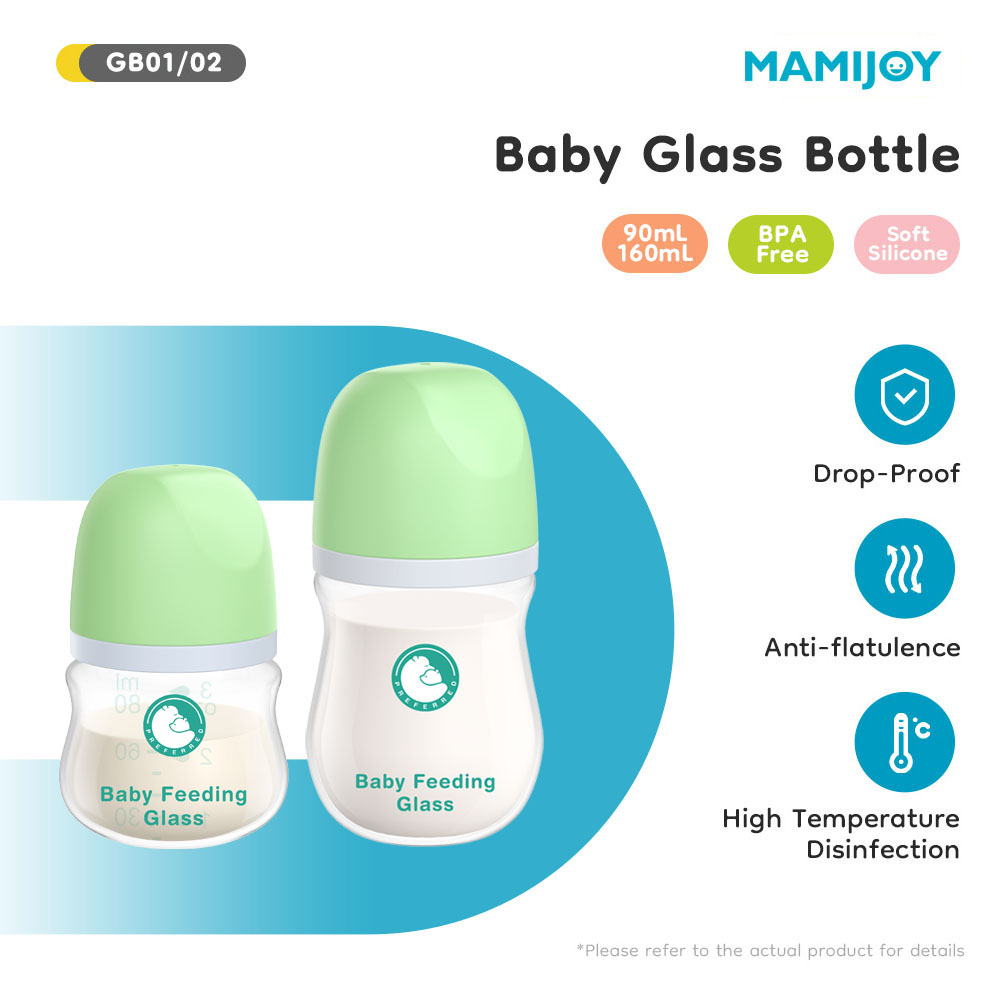 Baby Food Glass - 1 Buah Botol Susu Bayi Baru
