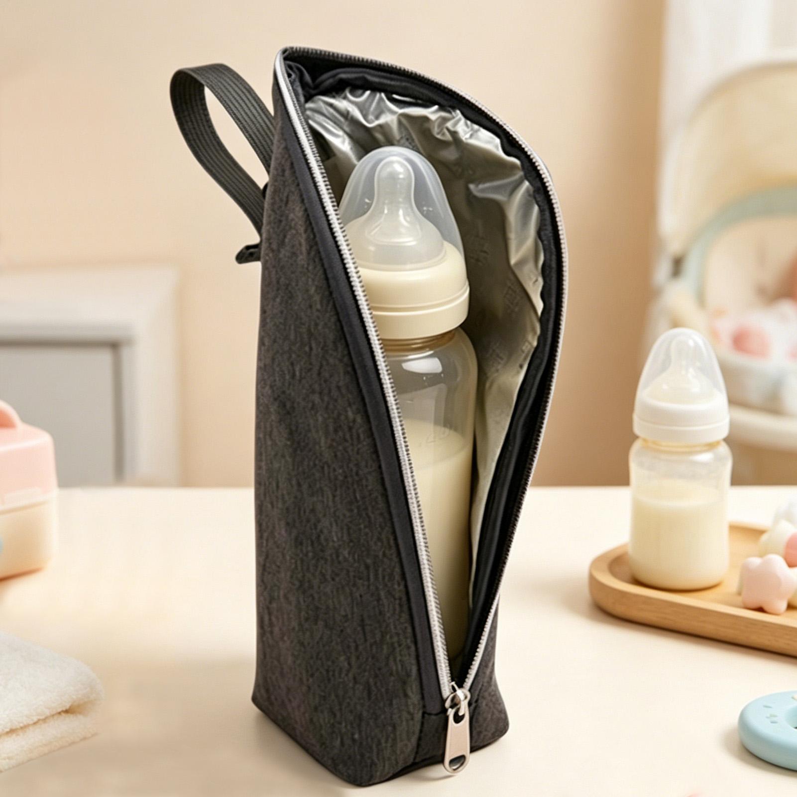 Baby Food Warmer Portable - Tempat Botol Air Termal dengan Ritsleting
