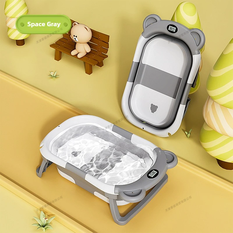 Baby Food Warmer Portable - Bak Mandi Bayi Lipat dengan Layar