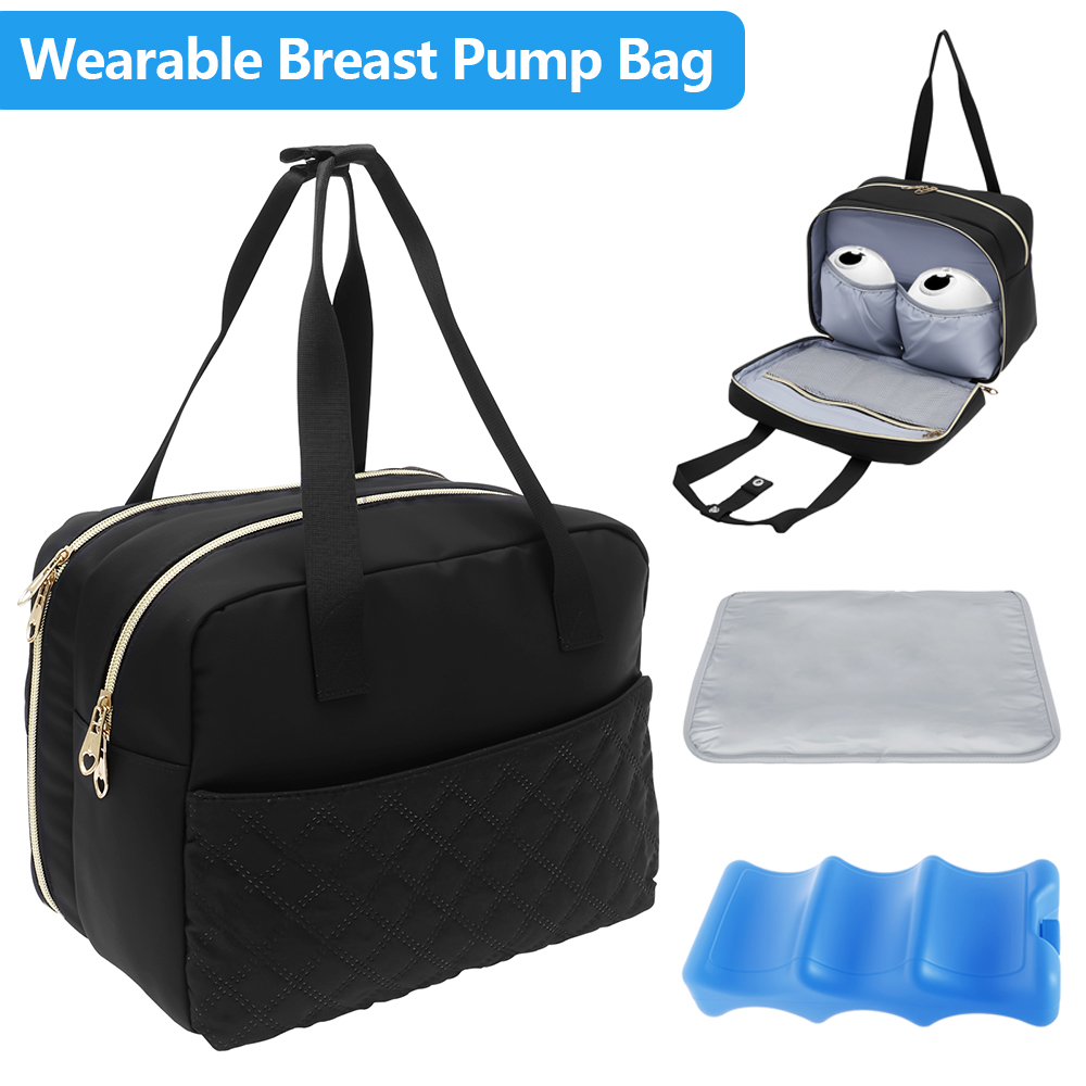 Baby Food Zip Lock Bag - Tas Pompa ASI Portabel dengan Kompartemen