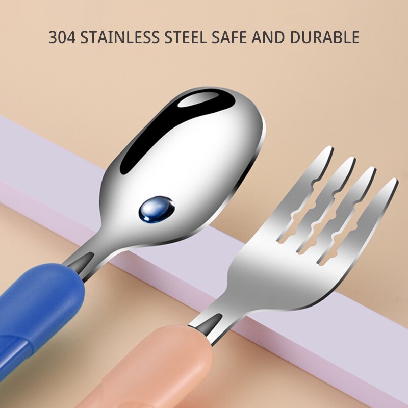 2PCS Peralatan Makan Anak 304  - Baby Food Utensils ulasan dan harga