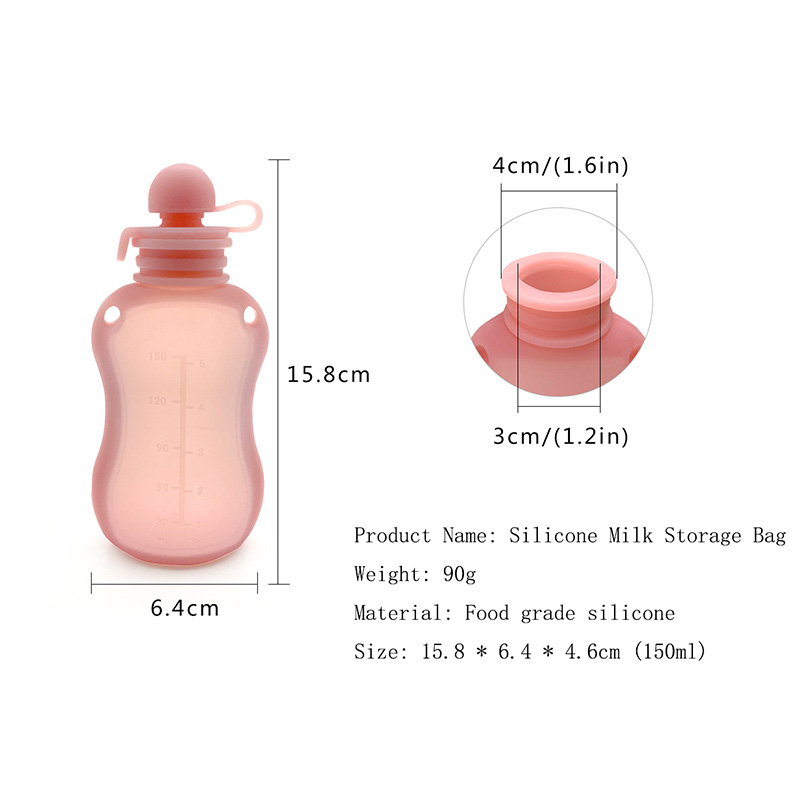 Tas penyimpanan susu 150ml, ka - Baby Food Reusable Pouches ulasan dan harga