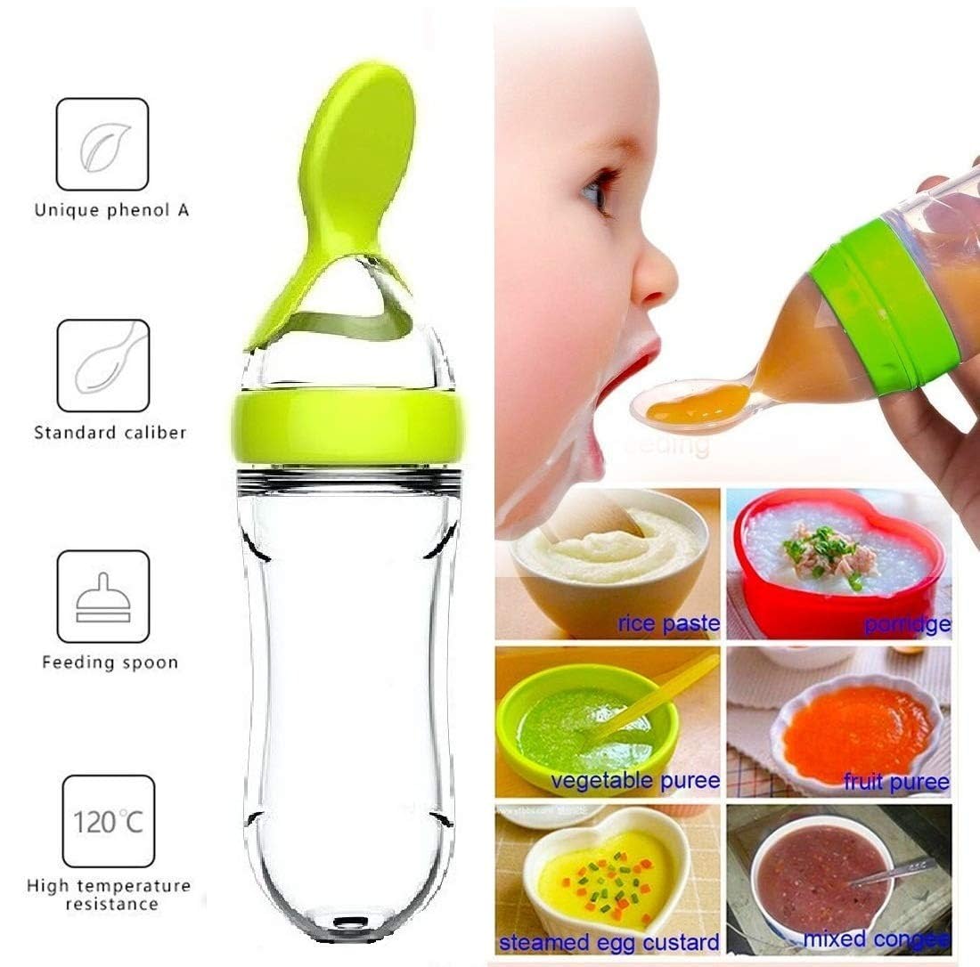 Botol pemberi makan bayi, boto - Baby Food Utensils ulasan dan harga