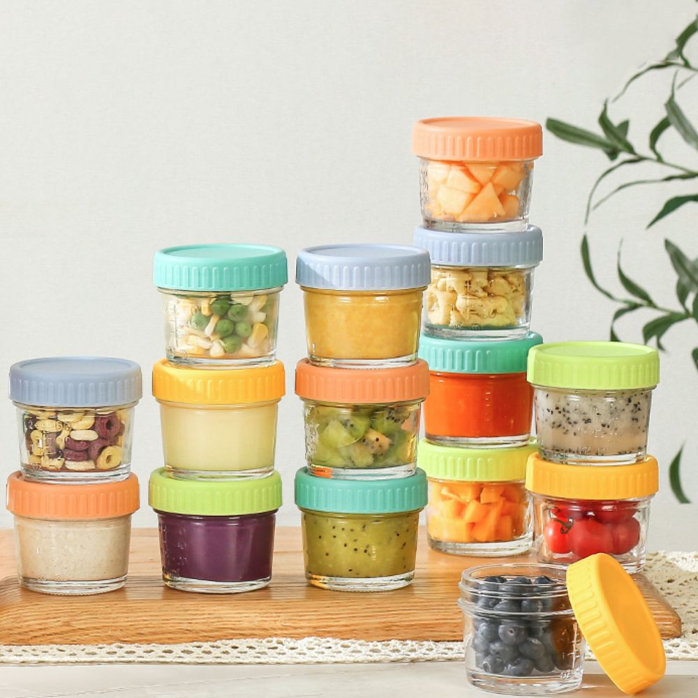 6 Buah Toples Makanan Bayi Kac - Baby Food Jar ulasan dan harga