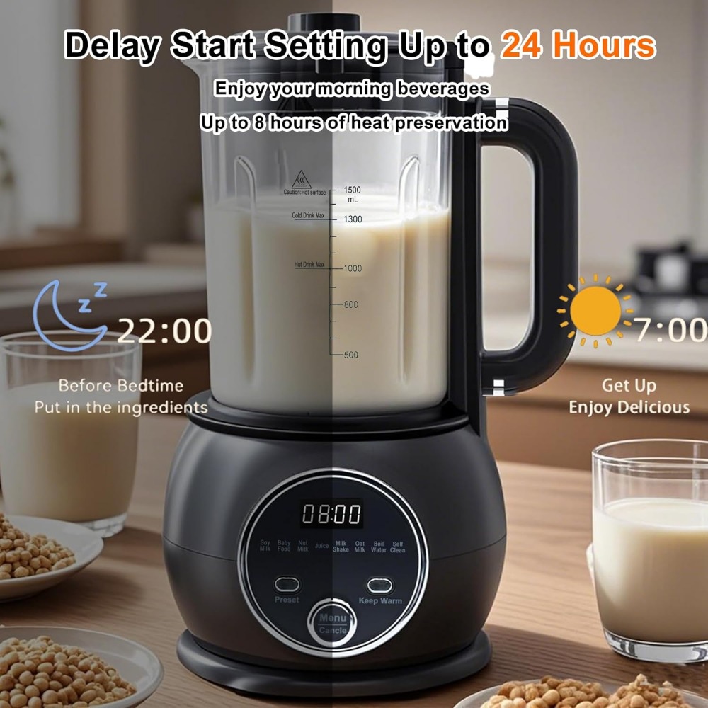 Pembuat Susu Kacang Ten in One - Baby Food Oats ulasan dan harga