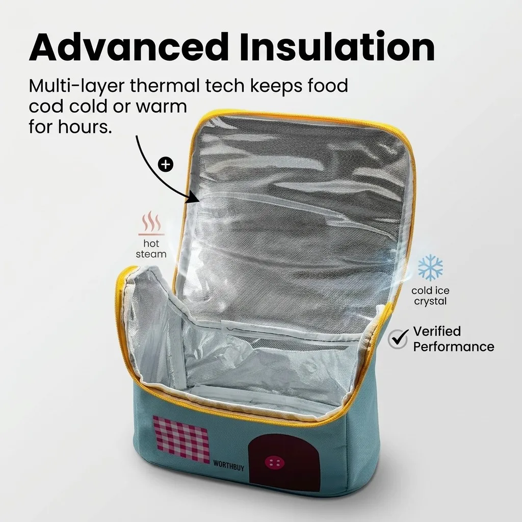 Tas Makan Siang Termal Tas Kot - Baby Food Zip Lock Bag ulasan dan harga