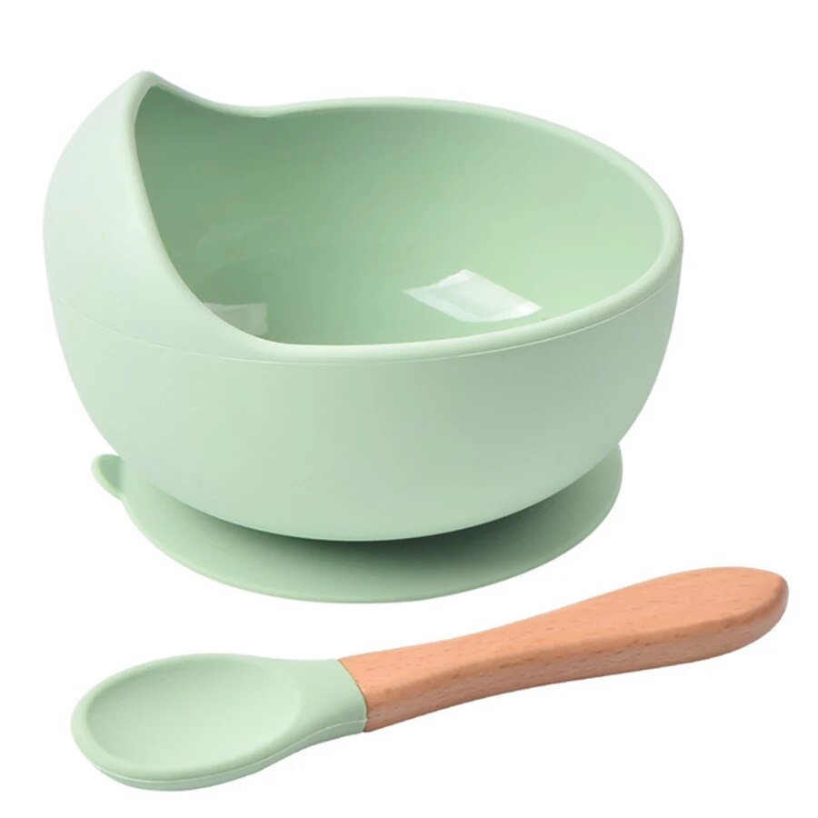 Kualitas tinggi anti tumpah si - Baby Food Utensils ulasan dan harga