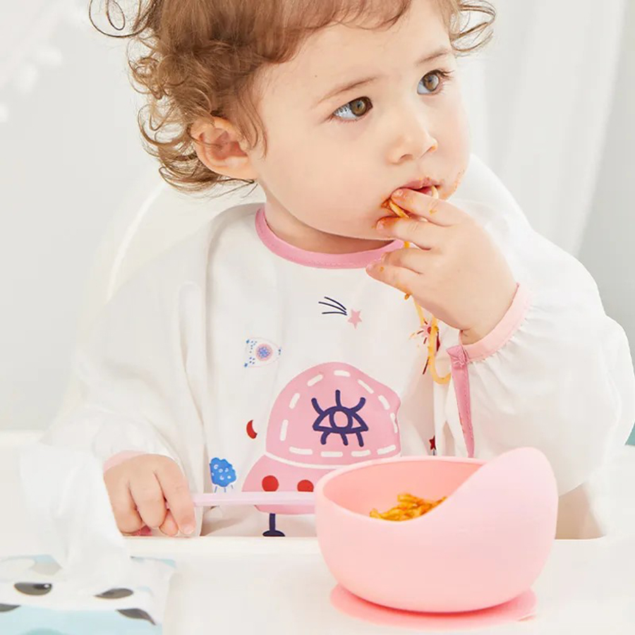 Kualitas tinggi anti tumpah si - Baby Food Utensils ulasan dan harga