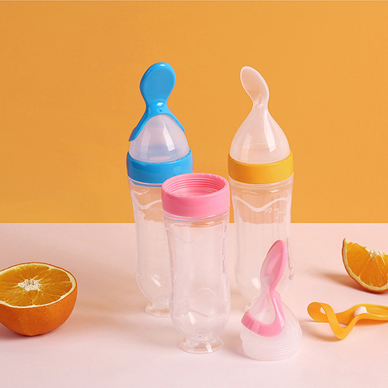 Meremas botol makan silikon la - Baby Food Jar ulasan dan harga