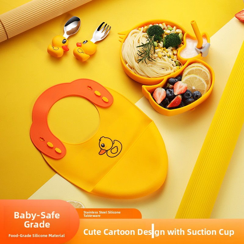 Set Peralatan Makan Anak-anak  - Baby Food Yellow ulasan dan harga