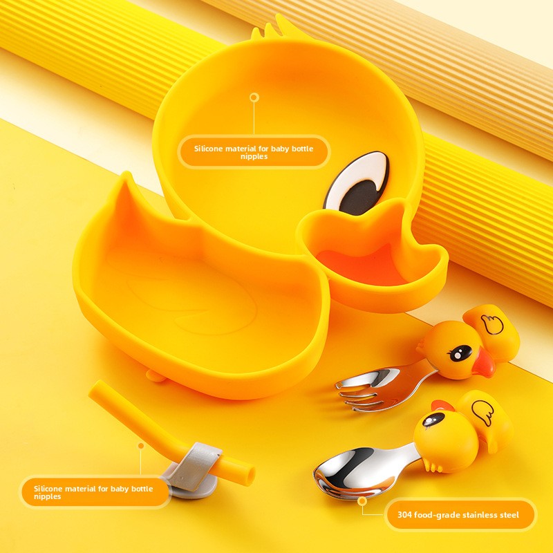 Set Peralatan Makan Anak-anak  - Baby Food Yellow ulasan dan harga