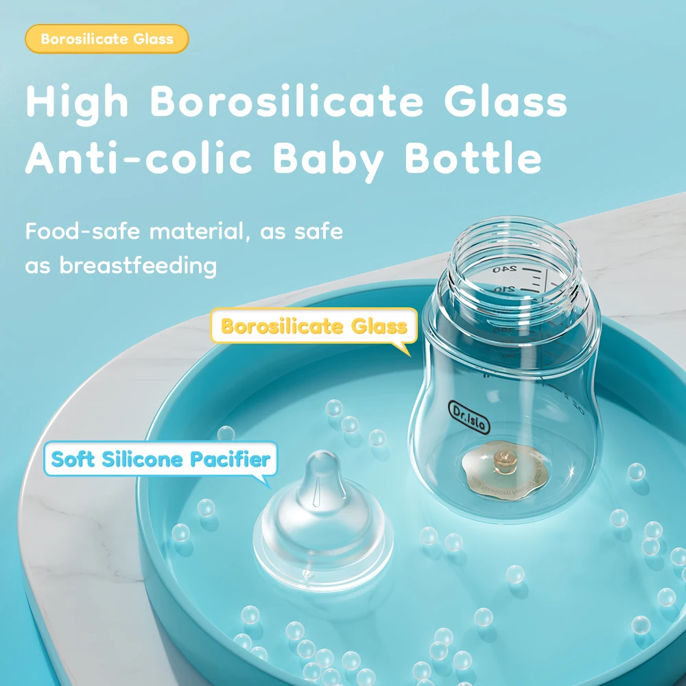 Botol Bayi Kaca Borosilikat Ti - Baby Food Glass ulasan dan harga