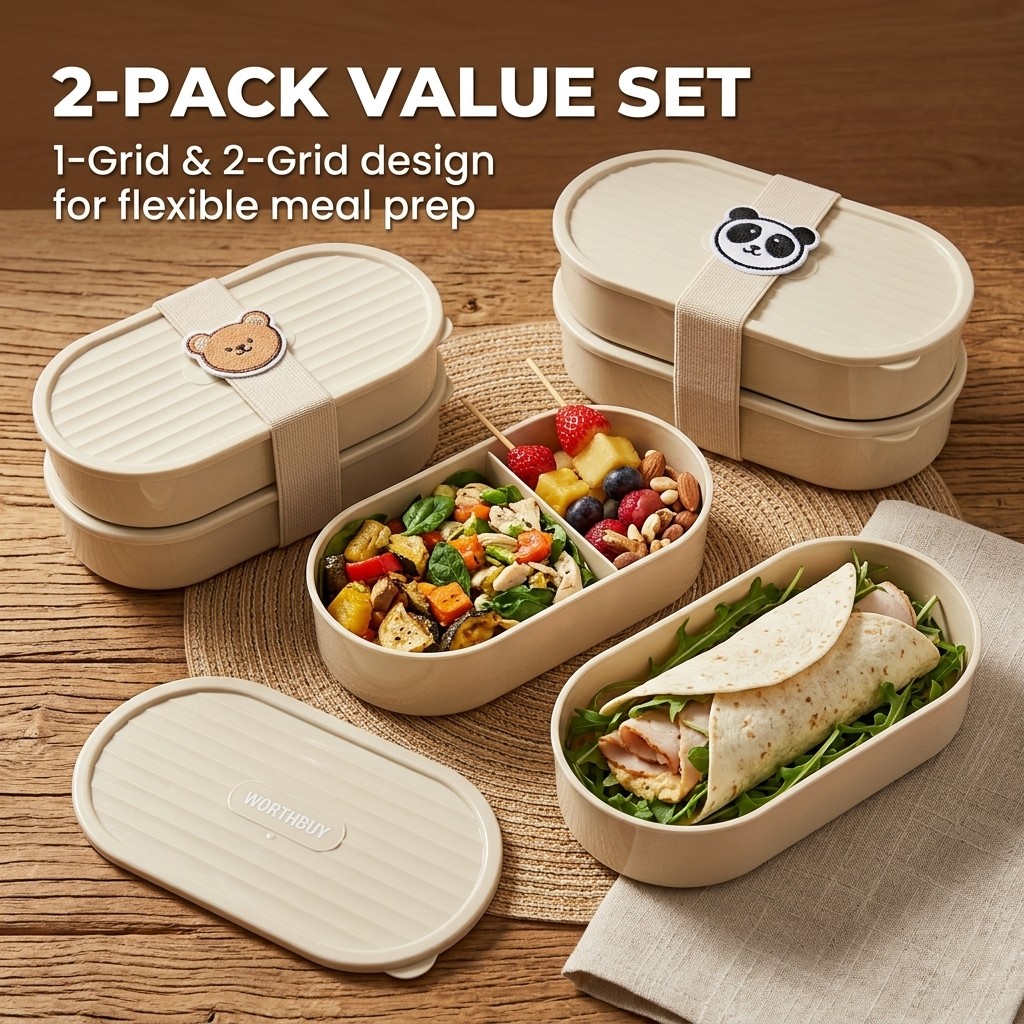 2Pcs/Set Kotak Bento Anak Kart - Baby Food Fruits ulasan dan harga
