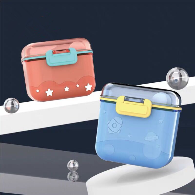 Kotak Susu Bubuk Roket Kartun, - Baby Food Jar ulasan dan harga