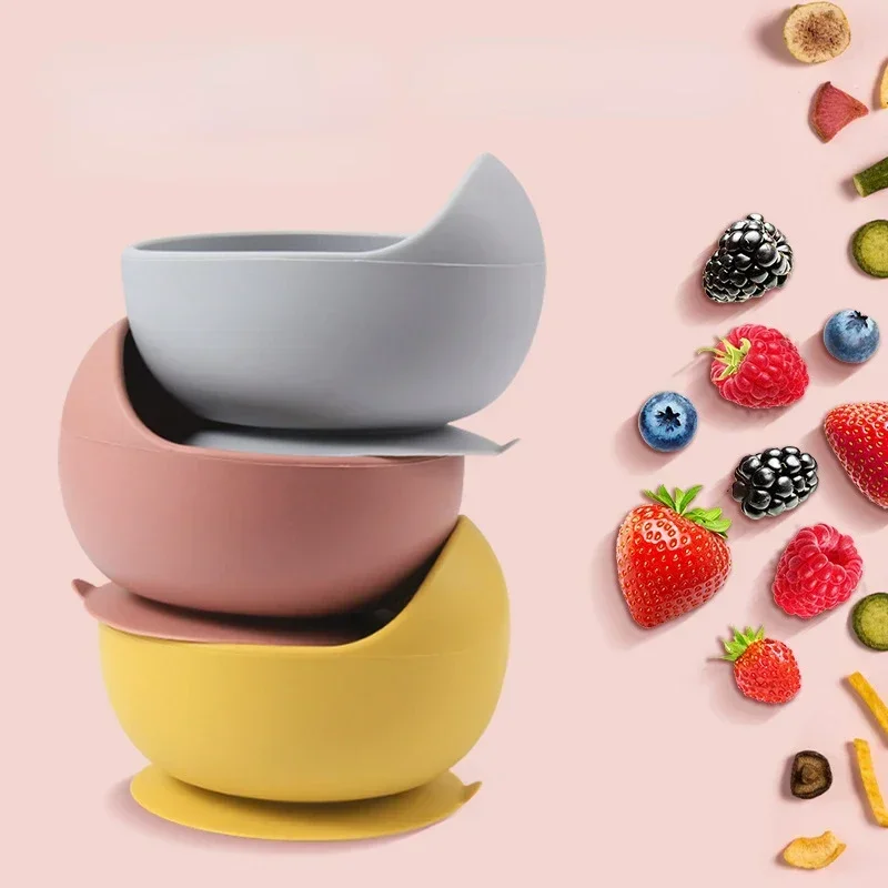 Silikon Food Grade, Set piring - Baby Food Utensils ulasan dan harga