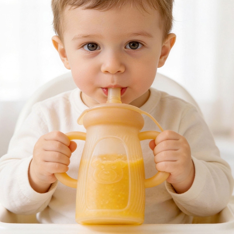XXFE Kantong Makanan Silikon N - Baby Food Reusable Pouches ulasan dan harga