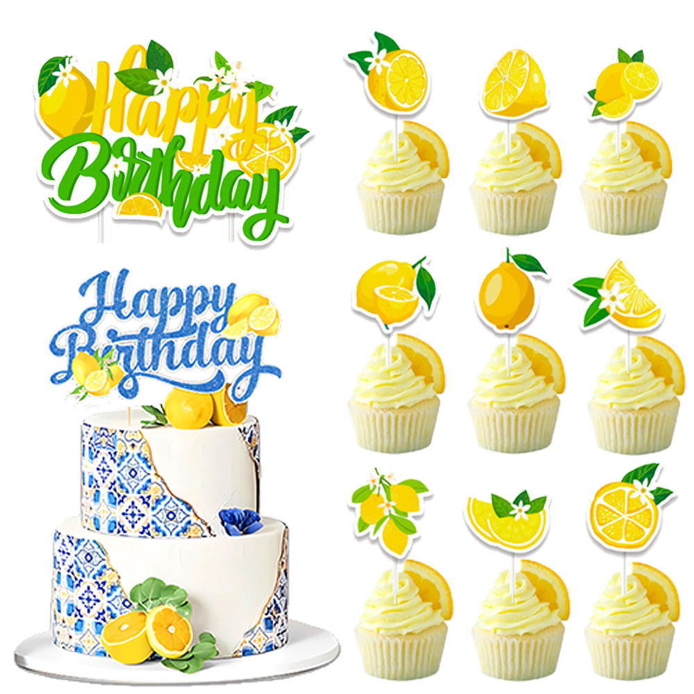 Hiasan Cupcake Lemon Dekorasi  - Baby Food Fruits ulasan dan harga