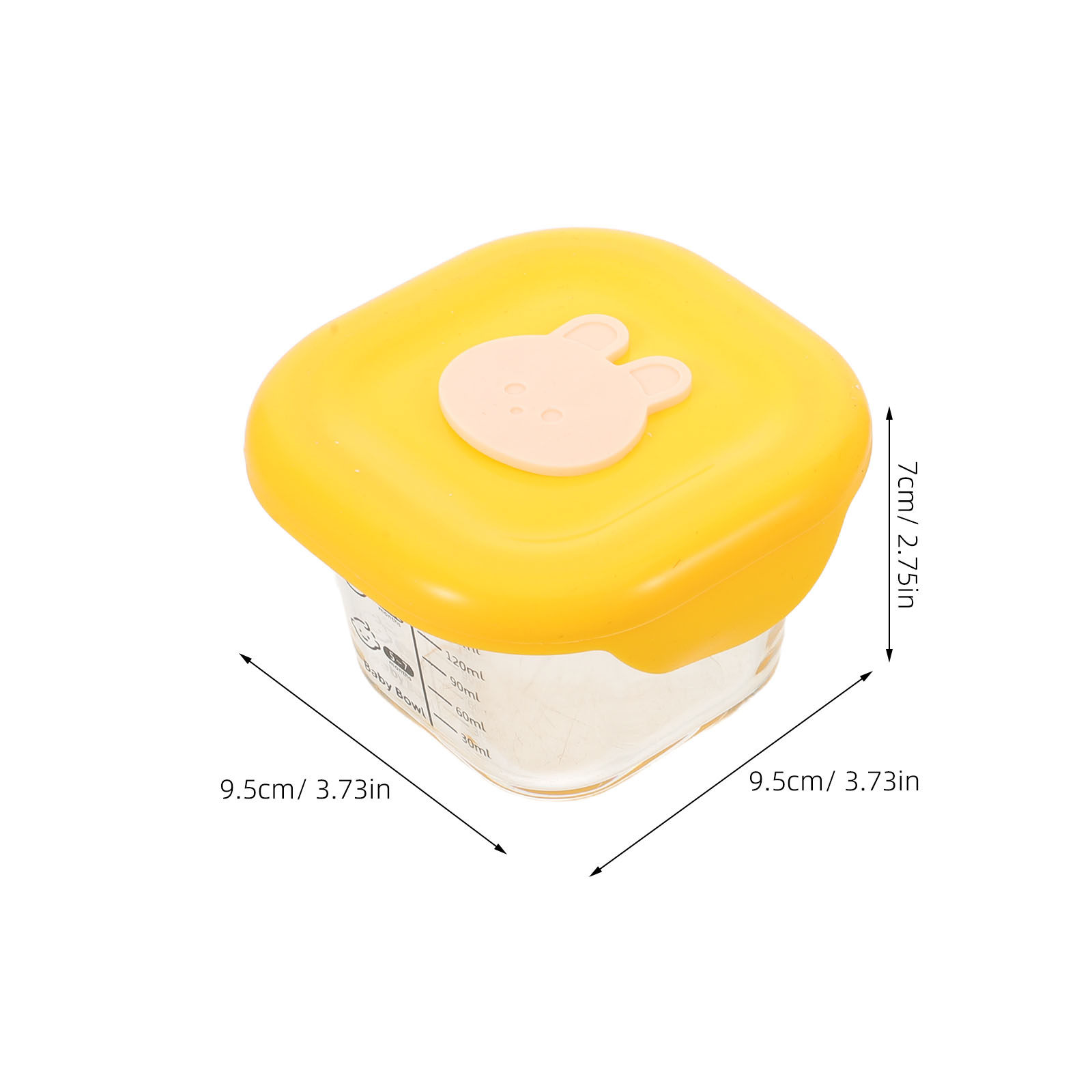 2 Buah Kotak Penyimpanan Makan - Baby Food Yellow ulasan dan harga