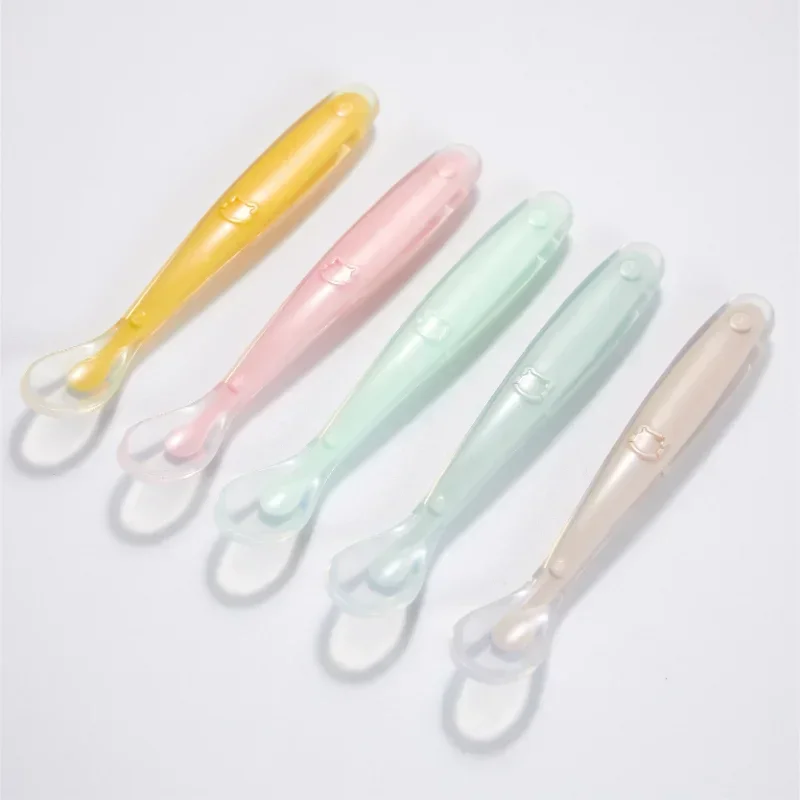 Sendok Bayi Silikon Lembut Sen - Baby Food Utensils ulasan dan harga