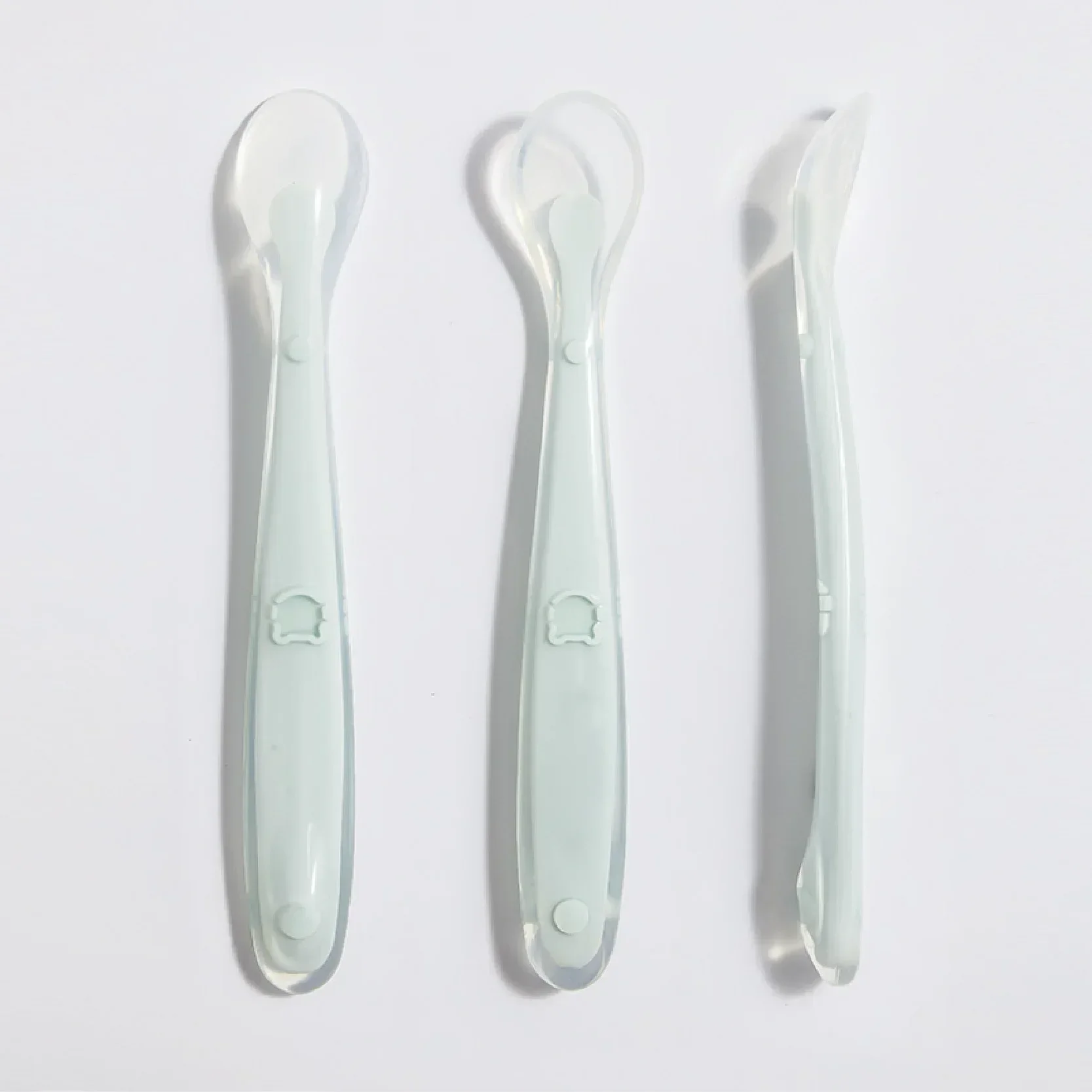 Sendok Bayi Silikon Lembut Sen - Baby Food Utensils ulasan dan harga