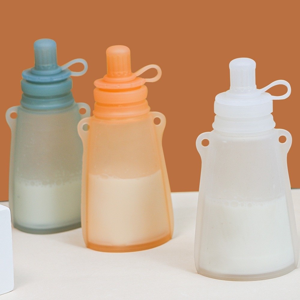 Kantong Makanan Bayi Silikon B - Baby Food Reusable Pouches ulasan dan harga