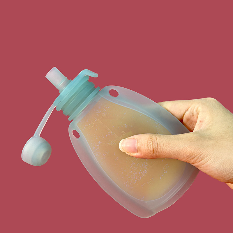 Kantong makanan bayi, dapat di - Baby Food Reusable Pouches ulasan dan harga
