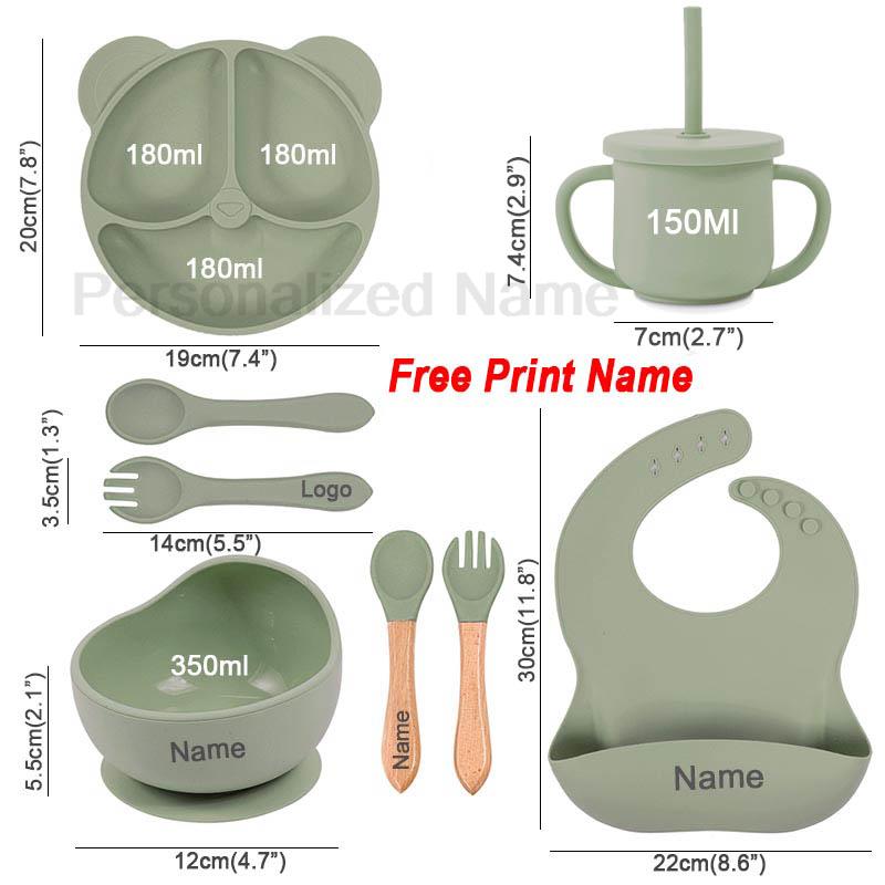 Set makanan silikon untuk bayi - Baby Food Utensils ulasan dan harga