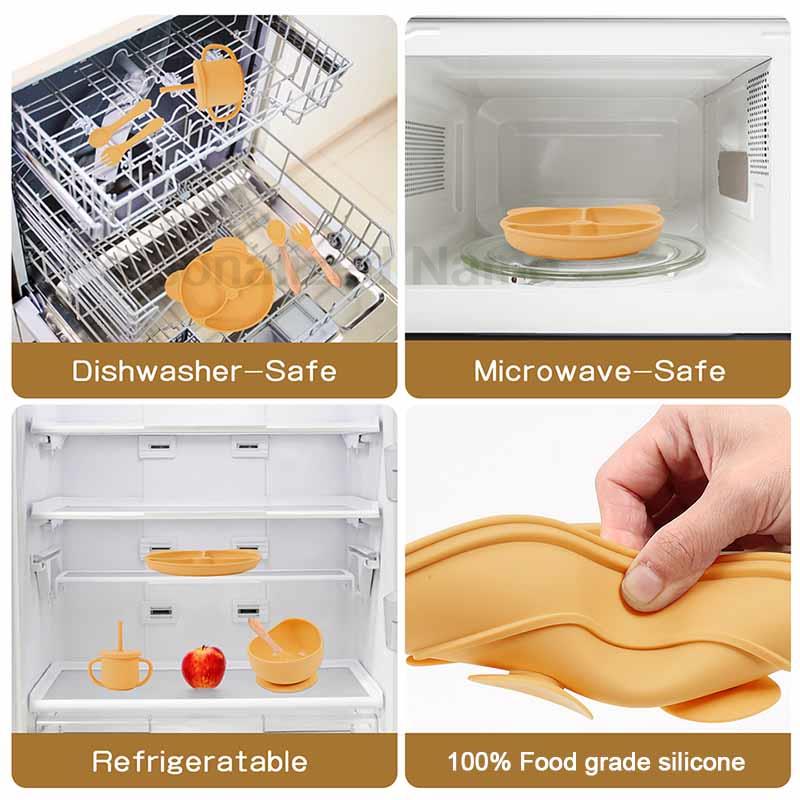 Set makanan silikon untuk bayi - Baby Food Utensils ulasan dan harga